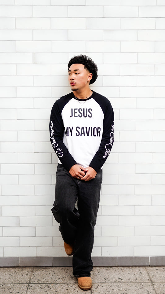 Jesus My savior Long sleeve Black