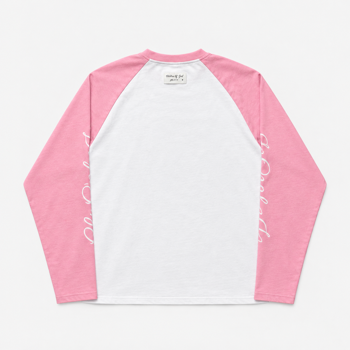 Jesus My Savior Long Sleeve Pink
