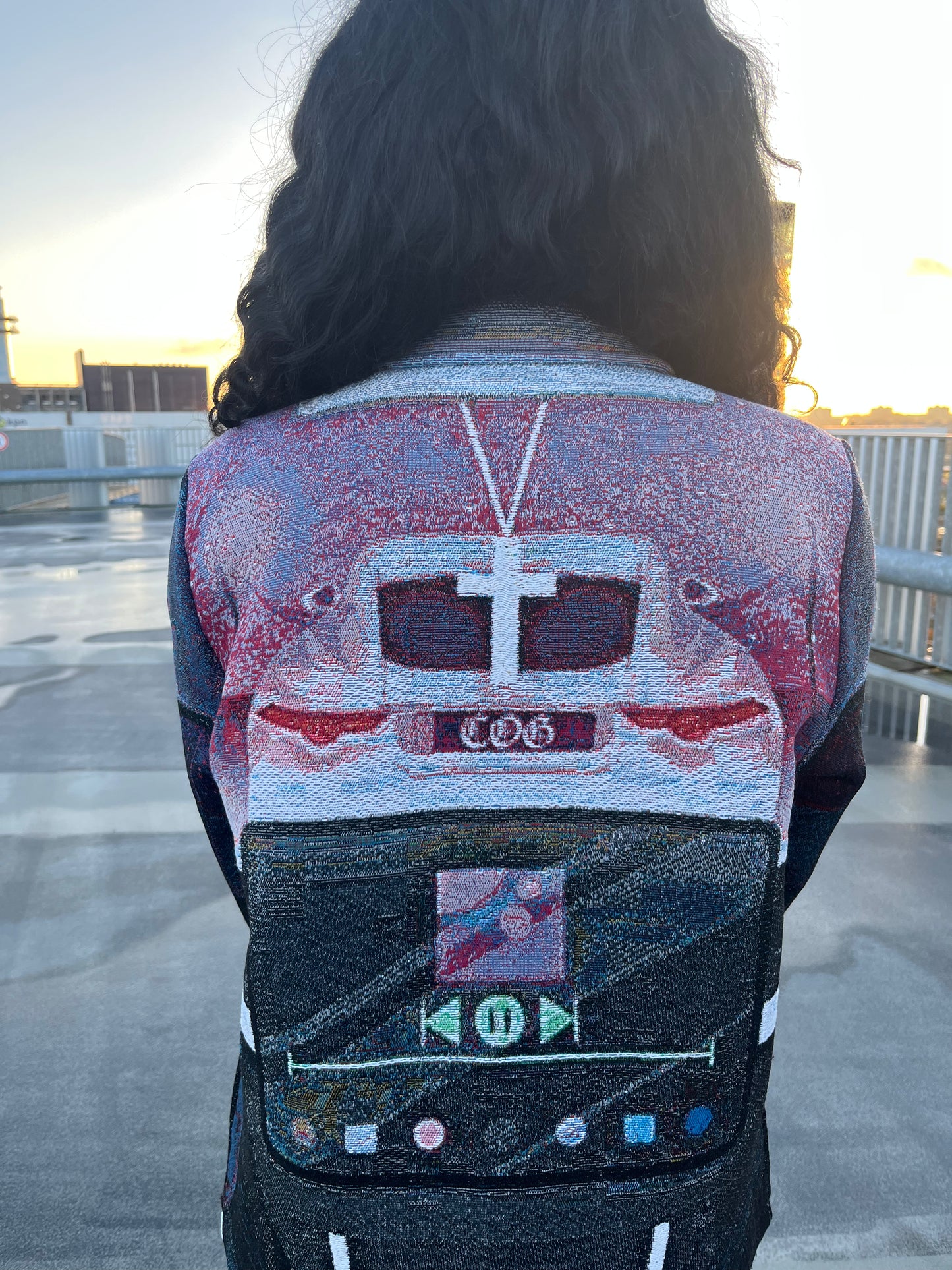 Tapestry jacket God is my Best Friend