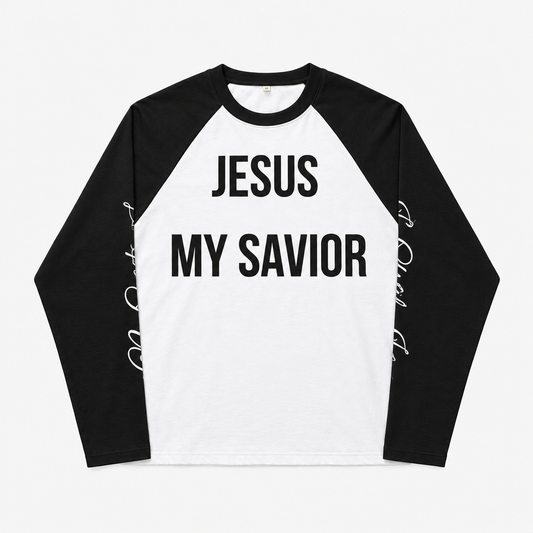 Jesus My savior Long sleeve Black