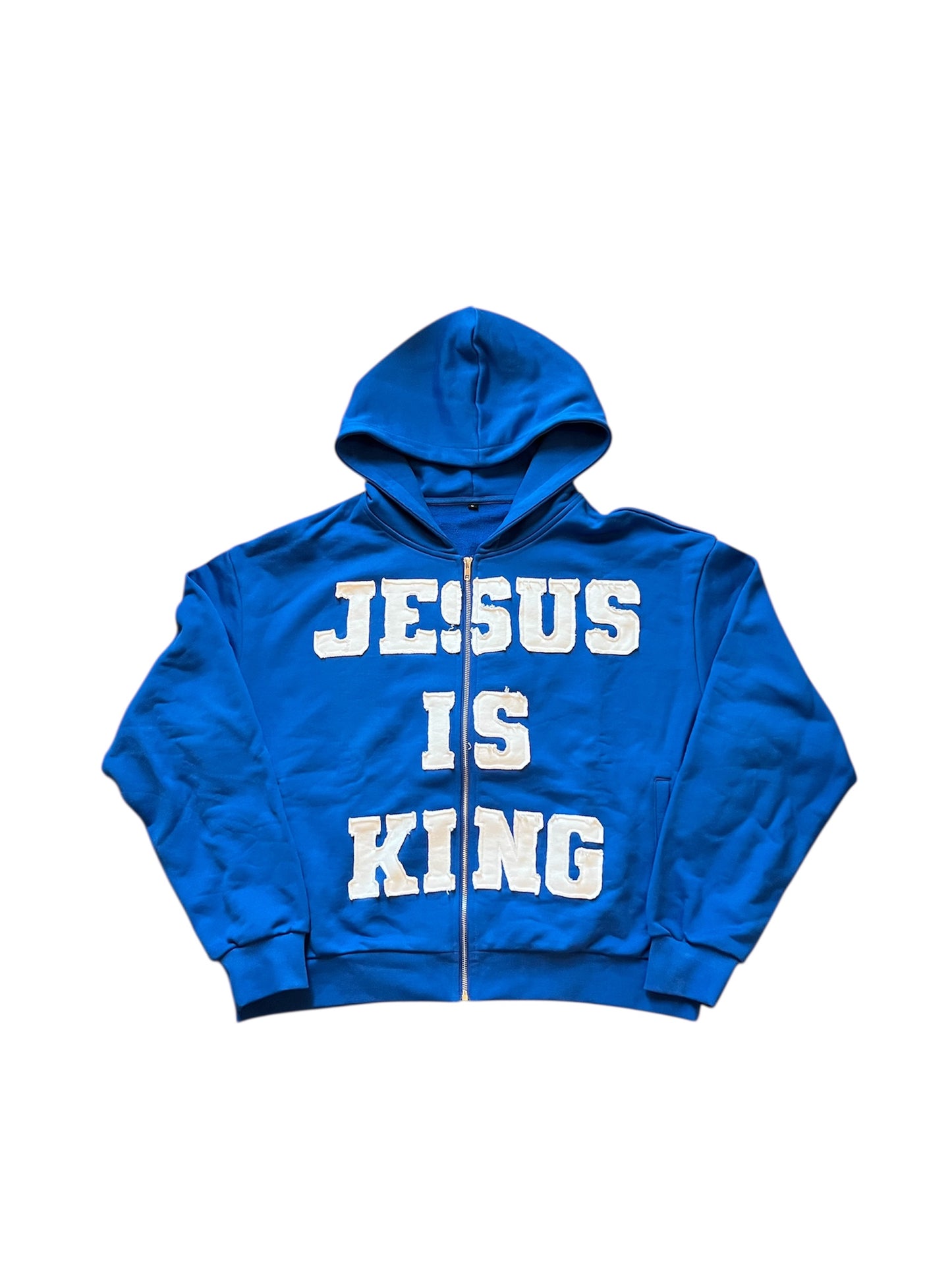 J.I.K Hoodie Zip Blue